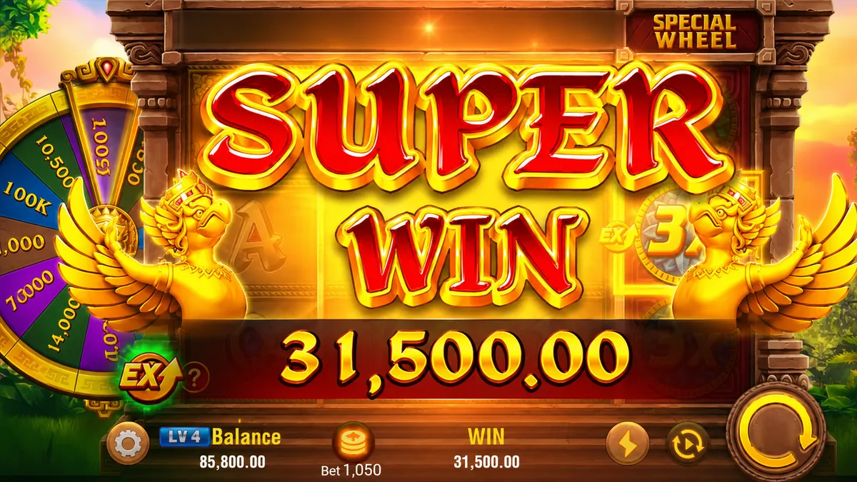 Fortune Gems México Super Win con pago de 31,500 y rueda especial